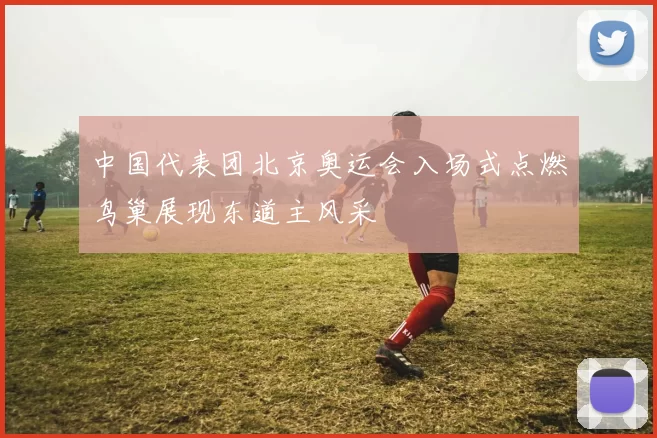 中国代表团北京奥运会入场式点燃鸟巢展现东道主风采